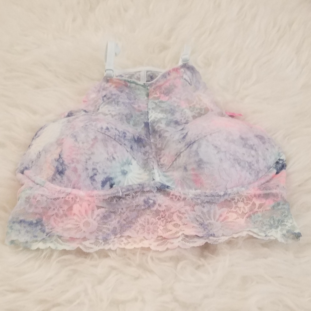 VS PINK FLORAL PASTEL HIGH NECK PUSH UP BR… - Picture 8 of 16